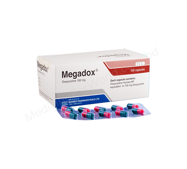 MEGADOX- Родовое DOXYCYCLINE HYCLATE- Beximco Pharma