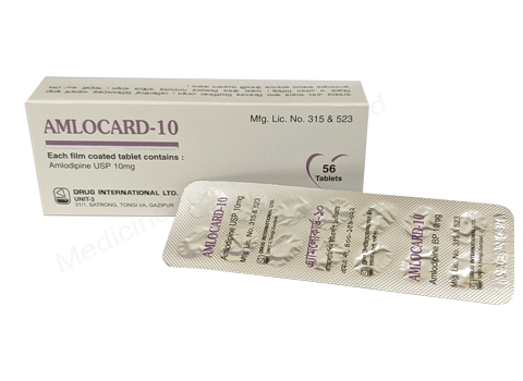 Amlocard- Родовое Амлодипина бесилат- Drug International Pharma