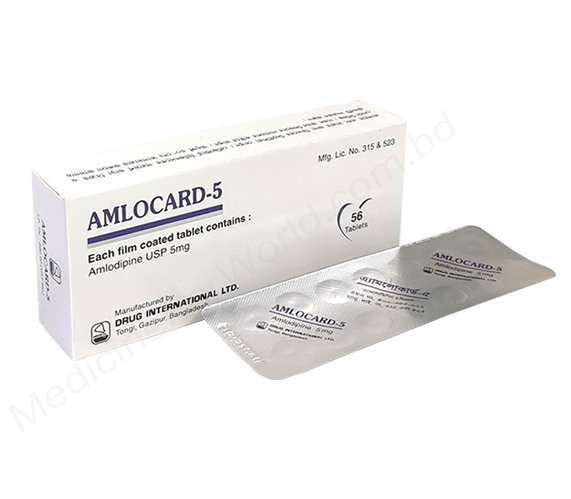 Amlocard- Родовое Амлодипина бесилат- Drug International Pharma