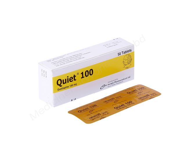 Quiet- Родовое QUETIAPINE FUMARATE- Incepta Pharma