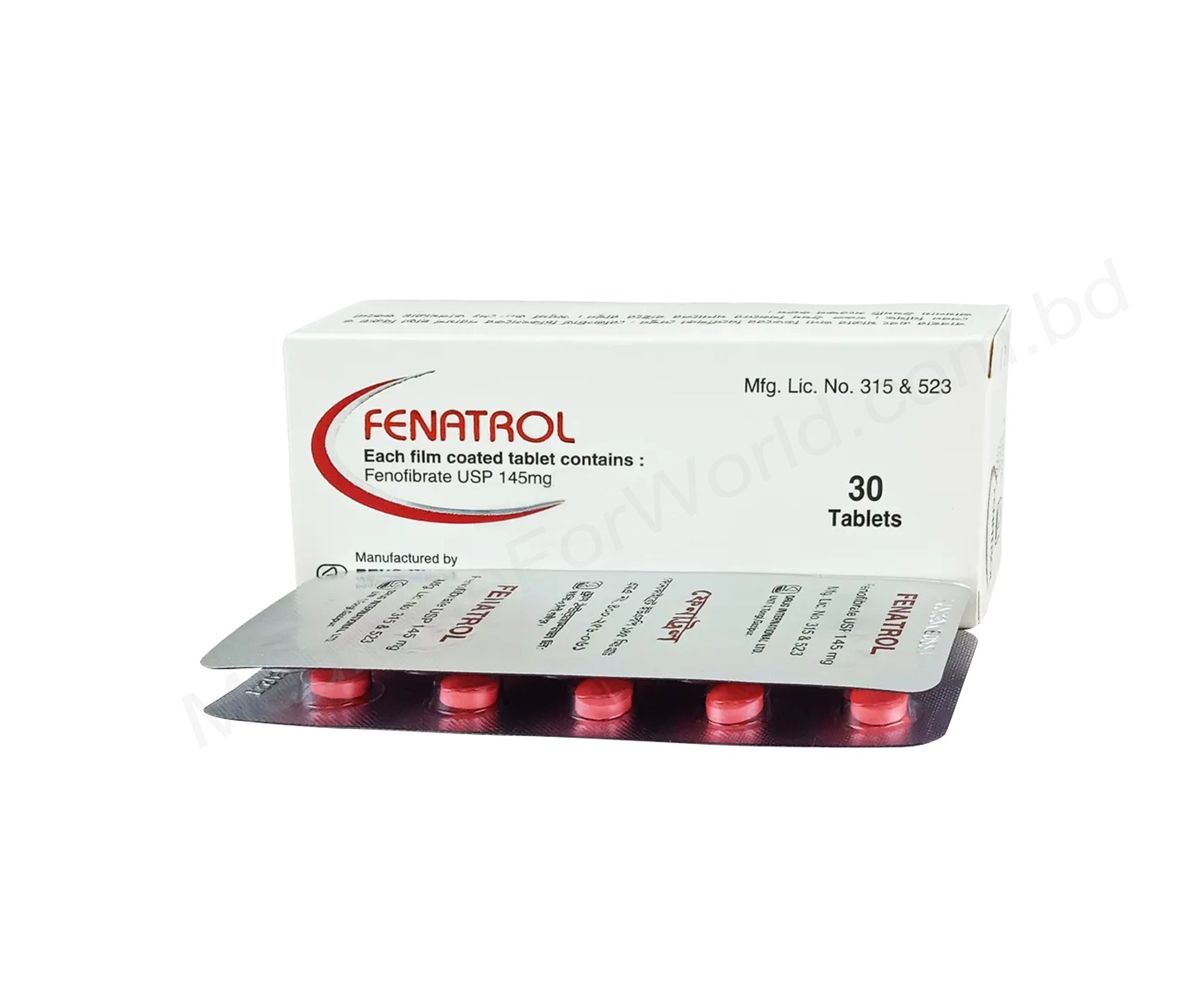 Fenatrol- Родовое Фенофибрат- Drug International Pharma