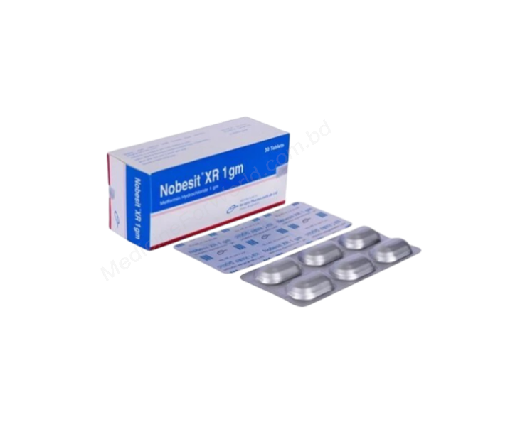 Nobesit XR- Generic METFORMIN HYDROCHLORIDE- Incepta Pharma