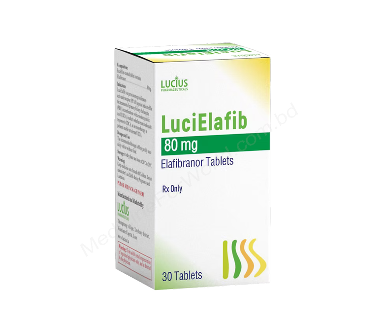 Lucielafib- Родовое Элафибранор- Lucius Pharma