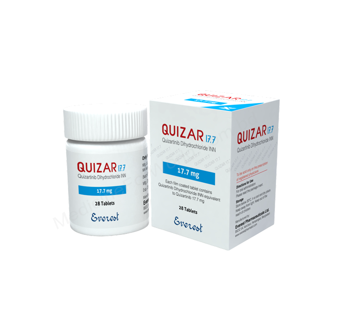 Quizar- Родовое Квизатиниб- Everest Pharma