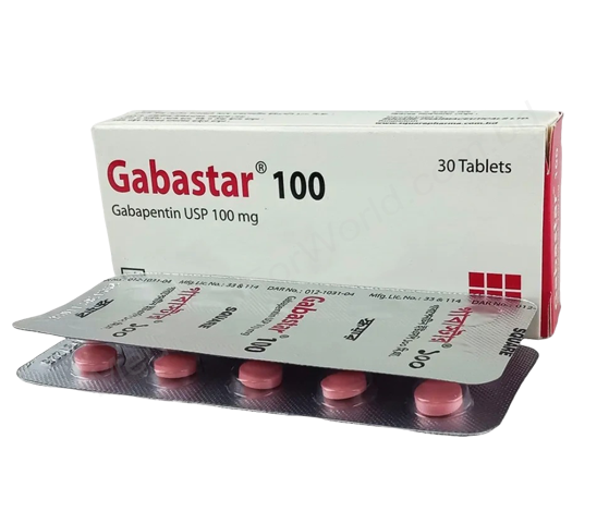 Gabastar- Generic Gabapentin- Square Pharma