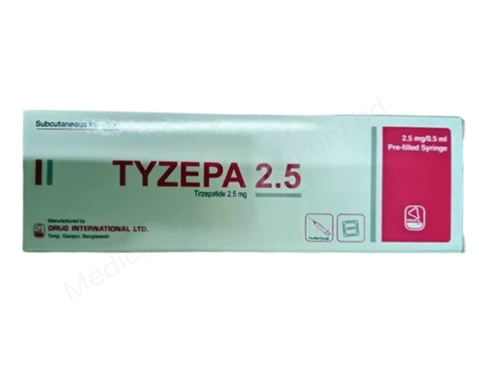 Tyzepa- Родовое Tirzepatide- Drug International Pharma