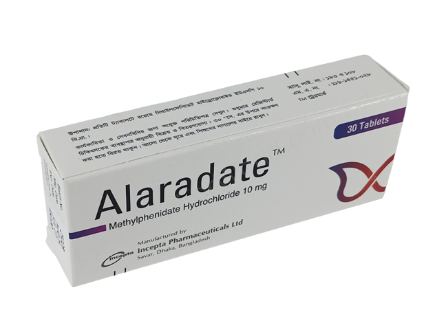 Alaradate- Родовое Метилфенидат гидрохлорид- Incepta Pharma