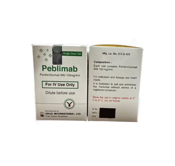 Peblimab- Родовое Пембролизумаб- Drug International Pharma