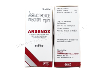 Arsenox- 通用的 Arsenic Trioxied- Intas Pharma