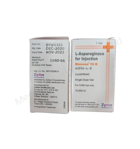 Bionase- Generic L-Asparaginase- Zydus pharma