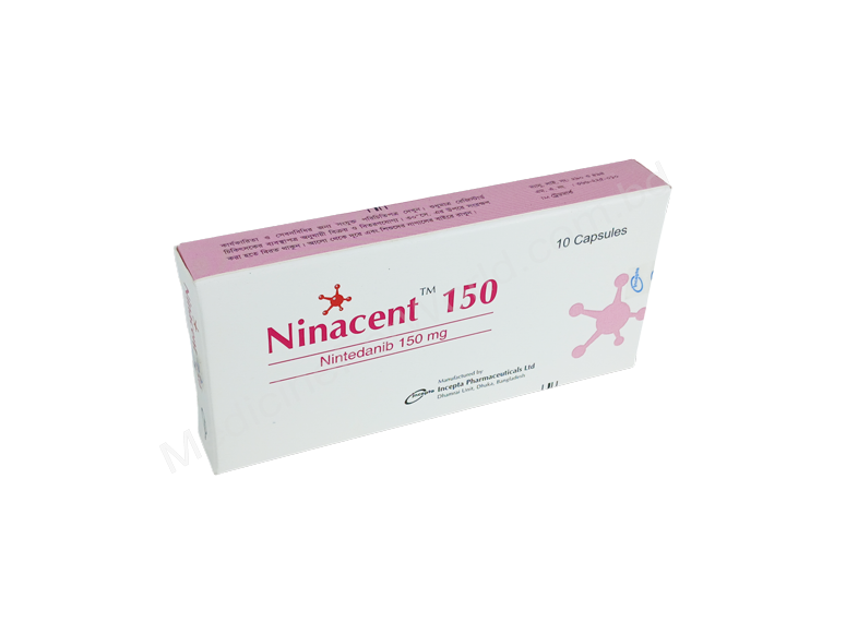 Ninacent- Родовое НИНТЕДАНИБ- Incepta Pharma