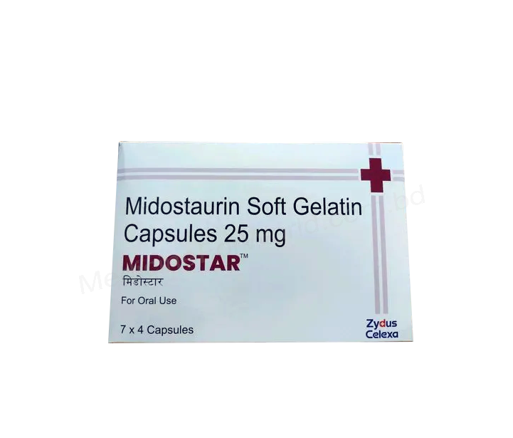 Midostar- Родовое мидостаурин- Zydus pharma