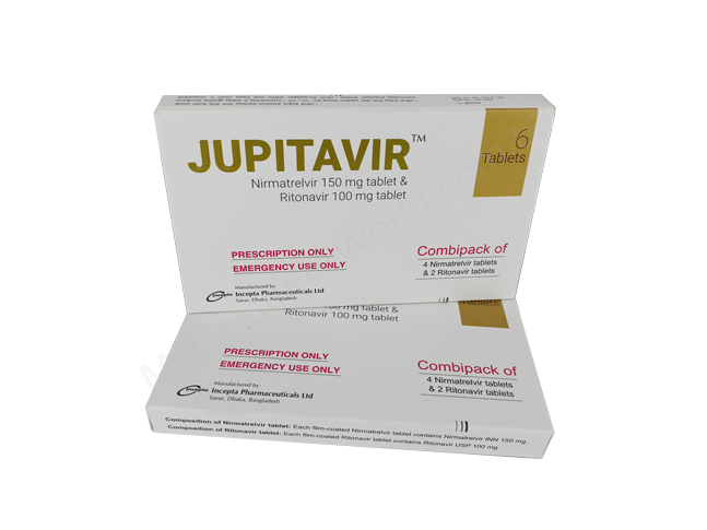 Jupitavir- Родовое Nirmatrelvir+Ритонавир- Incepta Pharma