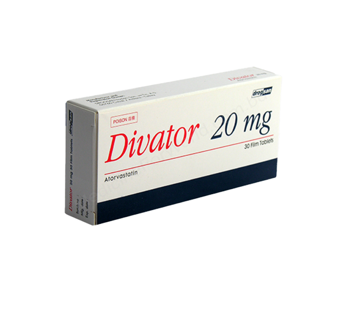 DIVATOR- Родовое Atorvastatin Calcium- DROGSAN Pharma