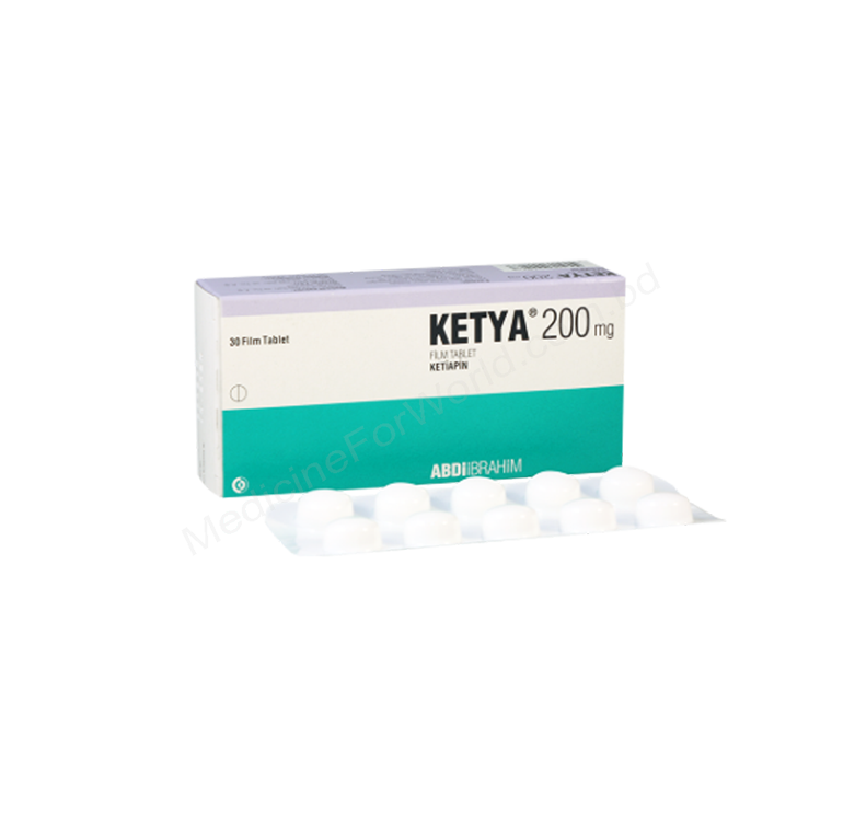 KETYA- Родовое QUETIAPINE FUMARATE- ABDI IBRAHIM Pharma