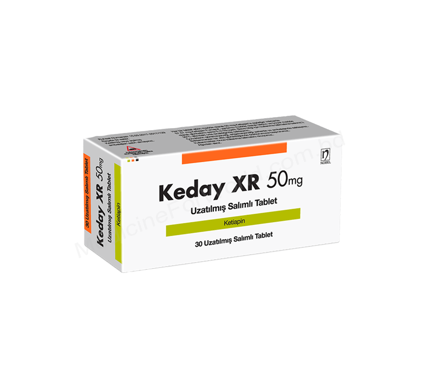 KEDAY XR- 通用的 QUETIAPINE FUMARATE- Nobel pharma