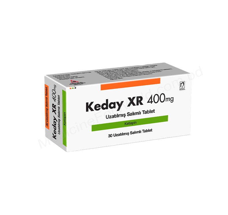 KEDAY XR- 通用的 QUETIAPINE FUMARATE- Nobel pharma
