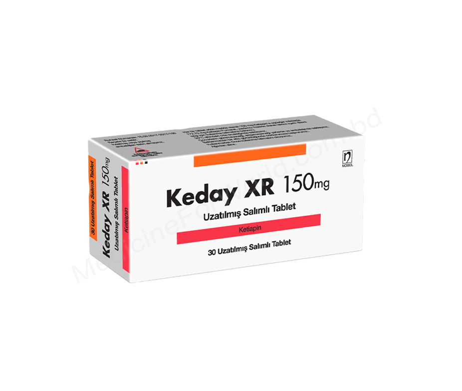 KEDAY XR- 通用的 QUETIAPINE FUMARATE- Nobel pharma
