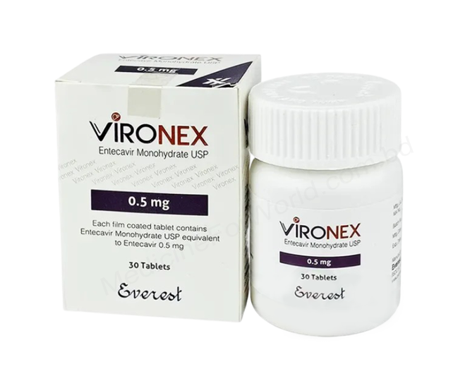 Vironex- Generic Entecavir- Everest Pharma