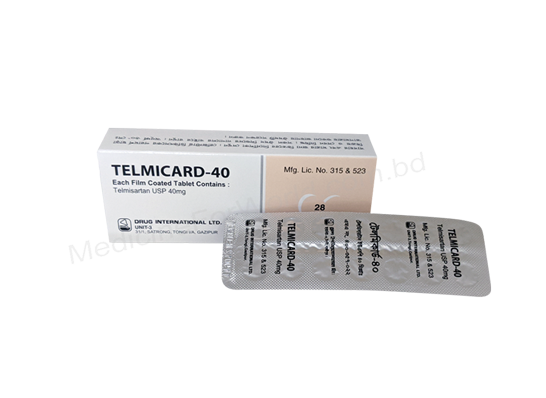 Telmicard- Generic Telmisartan- Drug International Pharma