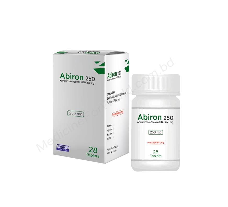 Abiron- Родовое Абиратерон ацетат- Ziska Pharma